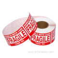 Custom Fragile Labels on Roll for Shipping